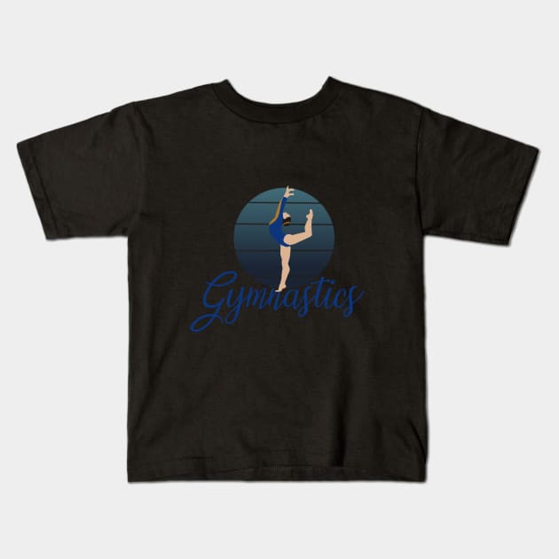 Gymnastics Kids T-Shirt by GymFan